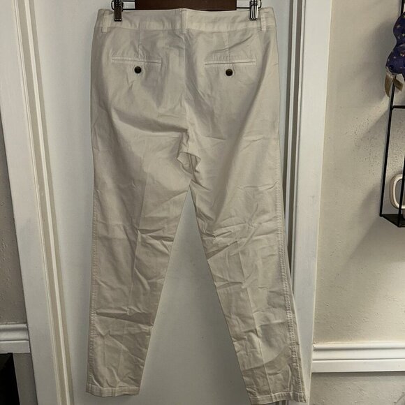 Vince Ivory Business Casual Tapered Pocketed Trouser Pants Size 6 - Picture 5 of 11